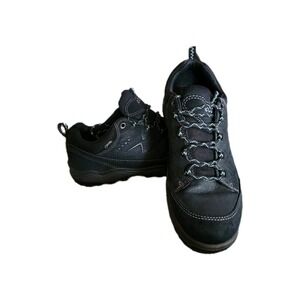 Ecco Yak Black Outdoor Goretex Waterproof Low Hiking Shoes Women's 39 (8-8.5)